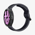 ACS06394 - Galaxy Watch 6 Classic (47mm) Case Liquid Air in matte black showing the front